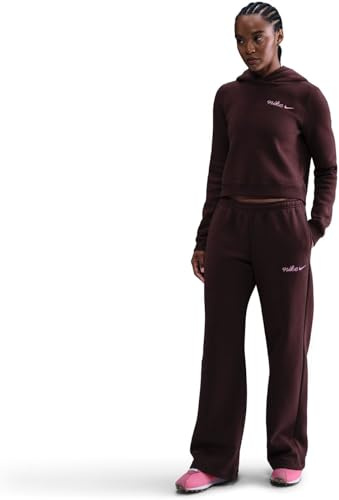 Nike Damen Trainingshose W NSW Phnx FLC Strght Leg PNT