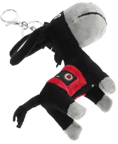 TOYANDONA Plüsch Esel Schlüsselanhänger Ausgestopfter Esel Als Taschendekoration Aus Pp-Baumwolle Und Plüsch Schöne Keychain Zum Aufhängen Für Zuhause Und Handtasche