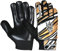 Keeperking Torwarthandschuhe Kinder, Jungen und Mädchen, Junior Fußballhandschuhe Fußball Spielerhandschuhe für Jungen Tormannhandschuhe (5,Gold-Schwarz)