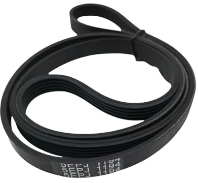 5PJE1194 Washing Machine Drum Drive Belt 5EPJ1194 ，Compatible For Ariston ，Compatible For Whirlpool Beko，Compatible For Grundig ，Indesit Drive Belt 1194J5 EL MAEL