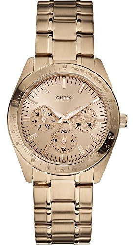 Guess - W13101L1 - Montre Femme - Quartz Analogique - Cadran Or Rose - Bracelet Or Rose