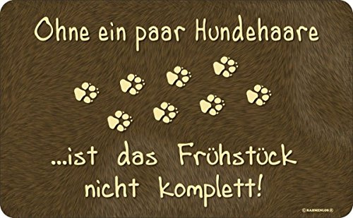 Original RAHMENLOS® Schneidbrettchen: Ohne ein paar Hundehaare ist das Frühstück nicht komplett
