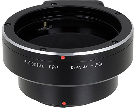 Fotodiox Pro Lens Mount Adapter Compatible Kiev 88 Lenses on Nikon F-Mount Cameras