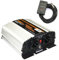 SOLARTRONICS NS1500 Spannungswandler 24V 230V modifizierter Sinus 1500W/3000W Wechselrichter 24V auf 230V Stromwandler mit USB-A Anschluss und AC Steckdose Solar Inverter inkl. 4,5m Fernbedienung