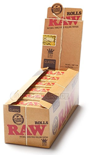 RAW Rolls Classic Endlospaper Papers Rollen ungebleichtes Papier 3 Boxen (36 Rolls)