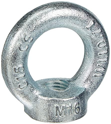 Chapuis, Anneau de Levage Femelle, Acier C15, M16, Charge de Travail Indicative 700 kg, Anneau Femelle utilisé pour Le Levage, Charge de Travail Importante, Utilisation Professionnelle