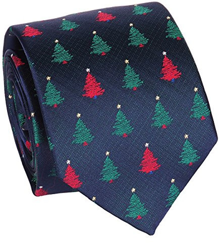 SHIPITNOW Weihnachten Krawatte - Tannenbaum Krawatte - Heiligabend Krawatte