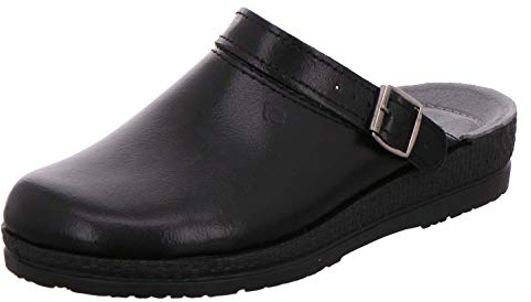 Rohde Herren Neustadt-h Clogs Hausschuhe Arztschuhe 1518 Schwarz