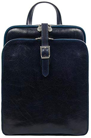 Time Resistance Lederrucksack Wandelbar zu Schultertasche - Handgemacht Tagesrucksack Rucksack bis zu 12 Zoll Laptop Tagestasche