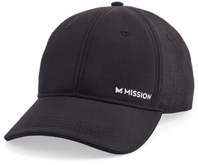 MISSION Cooling Vented Performance Hat - Unisex Baseball Cap for Men & Women