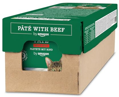 by Amazon Katzenfutter, nass, Pastete mit Rind, 100 g, 16 Stück (zuvor Lifelong)