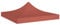 vidaXL Toit de Tente de Réception Toile de Toit de Chapiteau Remplacement de Toit de Tente Escamotable Pavillon de Jardin 2x2 m Terre Cuite 270 g/m²
