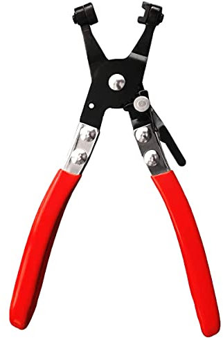 Pince de serrage à bande large et plate, colliers de refroidissement, fonctionne sur tous les colliers de serrage de style bande plate de retrait et d'installation, pour outils de réparation de tuyaux