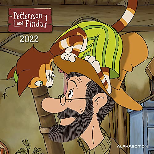 Pettersson und Findus - Broschurkalender - Kalender 2022 - teNeues-Verlag - Art & Image - Wandkalender mit Platz für Eintragungen - 30 cm x 30 cm (offen 30 cm x 60 cm)