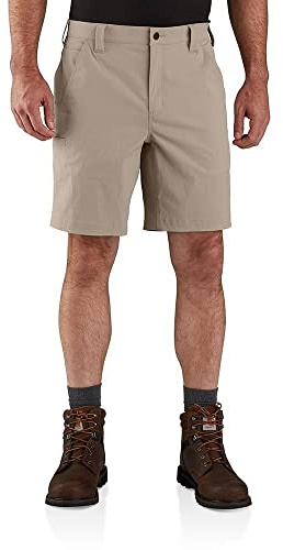 Carhartt Herren Leichte Relaxed Fit Stretch-Ripstop, schweißableitend Arbeits-T-Shirt - Tan - Gr. W34