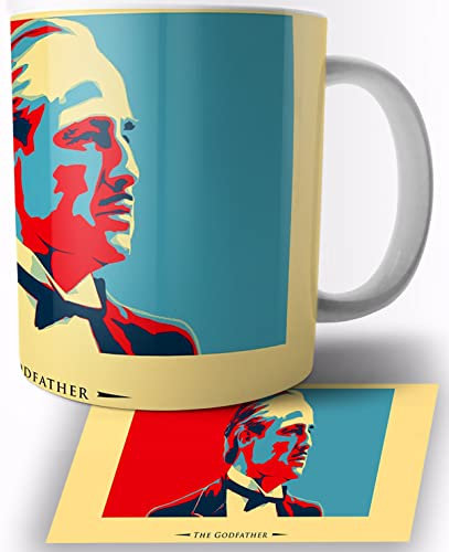 TusRelojes El Padrino The Godfather Marlon Brando Tasse en Céramique Blanche 325ml Mug