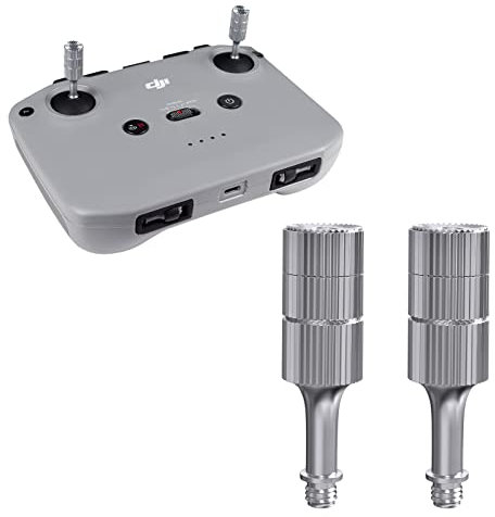 MotuTech Joystick étendu Antidérapant pour DJI RC-N1 télécommande Mini 3 / Mini 3 Pro Mavic 3 Air 2s Air 2 Mini 2 Drone Radiocommande Ajustable Joystick Rocker Alliage d'aluminium