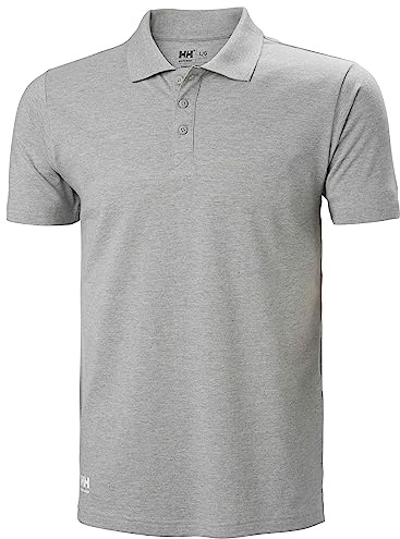Helly Hansen Workwear Men's Classic Polo, Grey Melange, 4XL
