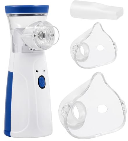 Inhalationsgerät Kinder Erwachsene Tragbar Inhalator Vernebler Inhaliergerät Aufladbarer Inhalator Atemwegserkrankungen wirksam