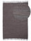 carpetfine Flickenteppich Kelim Chindi Uni Mauve 190x290 cm, handgewebt | Fleckerlteppich aus Baumwolle für Wohnzimmermit Fransen