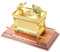 DHYHY Religiöse Statue Der Bundeslade Goldene Tischfigur Der Bundeslade Nachbildung Jüdisches Zeugnis Judaica Israel Geschenk,Gold