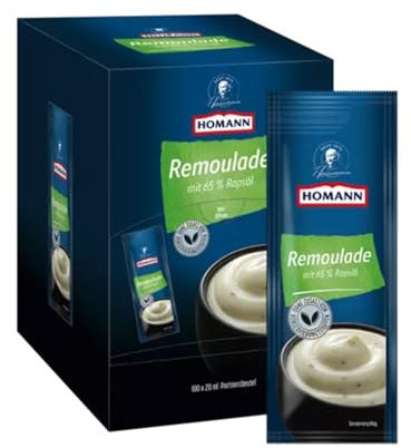 Homann Remoulade mit Rapsöl und gehackter Petersilie100x20ml