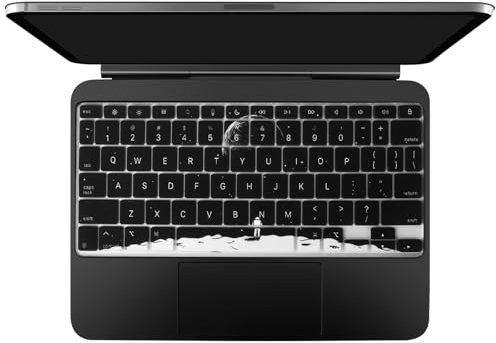 IMMOENUC Keyboard Cover Skin for 2025 iPad Air M3 (A3266/A3267),2024 iPad Pro M4 (A2836/A2837) 11 inch Magic Keyboard (US Version) Keyboard Protector Membrane for iPad A16 Magic Keyboard Folio