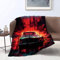 KGUHVFTK Flanelldecke, Decke mit Supernatural-Auto-Aufdruck, weiche Decke für Sofas und Couchen, Doppelbett, Trendige Bettwäsche, dekorative Decke für das Wohnzimmer. Größe: 130 x 150 cm.