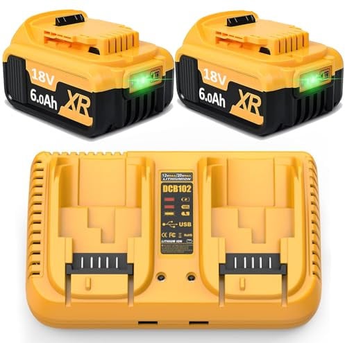 2X 18V Li-Ion replacement battery for Dewalt 18V DCB200 DCB184 DCB101 DCB107 DCB112 DCB105 DCB115 DCB203