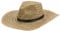 Chapeau De Soleil De Plage pour Hommes À Large Bord en Paille Tissée Anti-UV Chapeau De Mode pour Activités De Plein Air