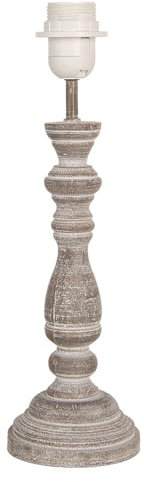 Clayre & Eef Lampenfuß Ø 11x35 cm Braun Holz