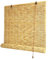 GLixionale Natural Bamboo Roller Blinds 80 90 100 120 140 160 180cm Wide Sunshades Reed Curtains Outdoor Bamboo Blinds for Pergola Waterproof Patio Blinds for Garden Kitchen Blinds Roller with Lifter