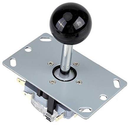 ZASCHMOY El Kit de Botones de Juego de de Demora Cero con Codificador USB Incluye 10 Botones y Joystick Ideal para Proyectos de Bricolaje de Juegos de PC Mame Completos con Joystick de 8 Vías para