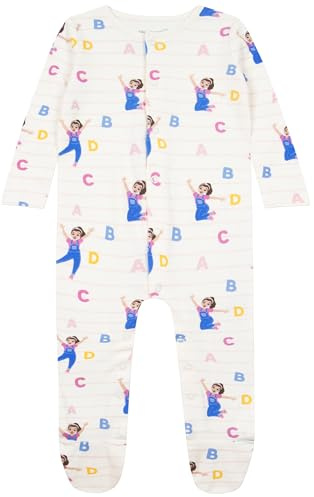 Ms. Rachel Baby Grow, Adorable Baby Sleepsuit For Girls, Girls Babygrow, Official Merchandise, Ages 0 To 24 Months