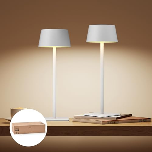 Philips Solar Outdoor Table Lamp, Portable LED Desk Light,Cordless Battery-Operated，2 Adjustable Height, Touch Control & Stepless Dimming Night Light，Waterproof for Garden, Bedroom