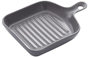 EXHUMKY Keramische Grillplatte mit Antihaftbeschichtung Mikrowellengeeignet für Sicheren und Vielseitigen Einsatz der Küche