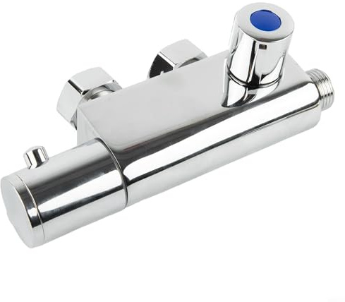 TONIXY Mitigeur de douche thermostatique pour camping-car, douche moderne vertical, convient pour caravane statique