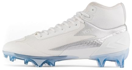 VENUM Elite Botas de Fútbol Americano - Blanco/Plateado