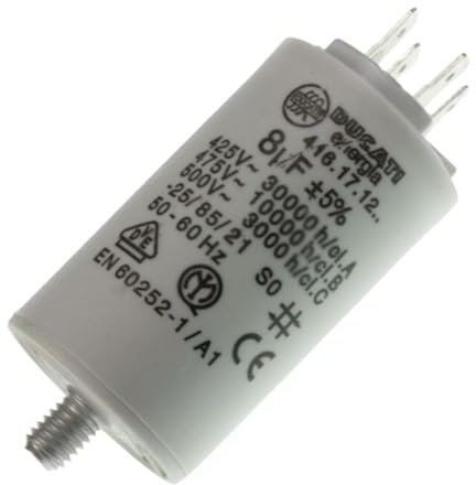 Condensateur 8MF 450V Sèche-linge AS0030666, 6531420 VEDETTE Sèche-linge AS0030666, 6531420 VEDETTE