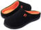 RockDove Bicolore Pantofola da Uomo in Memory Foam, 44/45 EU, Nero e Arancio