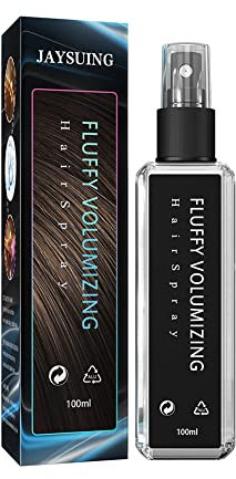 100ML Fluffy Volumizing Haarspray, Extra-Volume Magic Styling Haarspray Haarstyling Spray, Strong Hair Styling Gel, Lang anhaltendes helles, Nicht klebriges Hair Fluffy Spray für alle Haartypen