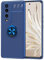 GIOPUEY Case Compatible with HONOR 70, Slim Phone Case, Soft Matte TPU Bumper Cover with Ring Holder [Anti-Fingerprint] [Shockproof] - Blue
