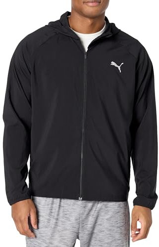 PUMA Veste tissée Run Favorite pour homme, noir, Large