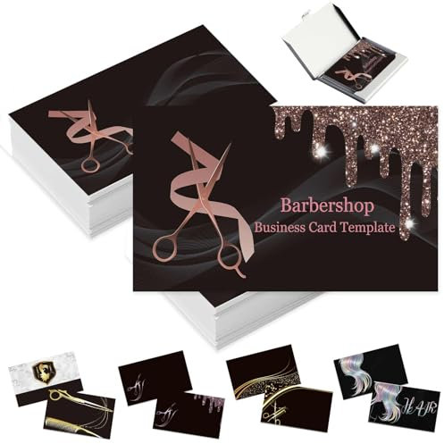Individuelle Visitenkarten, personalisierte Visitenkarten mit Foto für kleine Unternehmen, personalisierbar mit Logotext, 1000, 500, 200, 100, doppelseitig bedruckbar, wasserfest, 8,9 x 5,1 cm