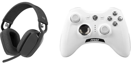 Logitech Zone Vibe 100 & MSI Force GC30 V2 White Kabelloser