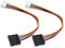 Be In Your Mind 2Pcs 4 Pin to SATA Female Hard Drive Power Adapter Cable Compatible with Hikvision Video Recorder 20cm