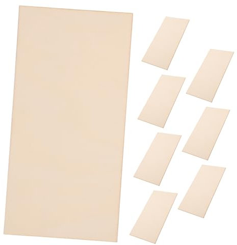 jojofuny 8 Piezas Tablero de Madera Sin Terminar Manualidades Proyectos Diy Planchas de Madera Pintura Decoraciones Artesanales