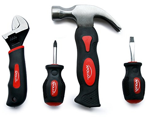 Apollo Tools DT0240 Stubby Werkzeug-Set, 4-teilig