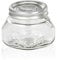 Leifheit Einkochglas 0, 5 L, formschönes Einmachglas mit Deckel und Ring, Einmachglas mit 0, 5 Liter Volumen, platzsparendes Vorratsglas mit Sonderform