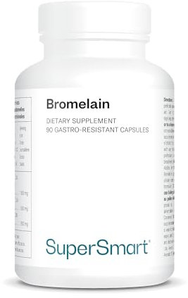 Bromelain - Entzündungshemmendes Enzym - Unterstützt das Immunsystem - Hilft bei der Verdauung und Regeneration - In DrCaps-Kapseln - Geeignet für Veganer - Von Supersmart